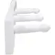 Væghængt tredobbelt krog